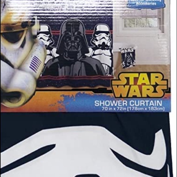 Star Wars Shower Curtain-Darth Vader-Storm Trooper - Picture 6 of 6